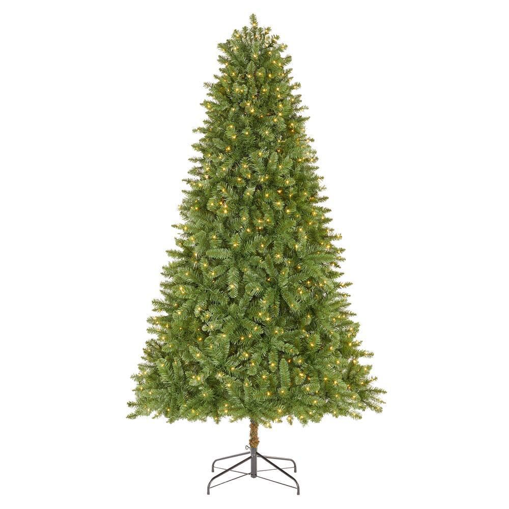 Home Accents Holiday 7.5 ft Fenwick Pine LED Pre-Lit Artificial ...