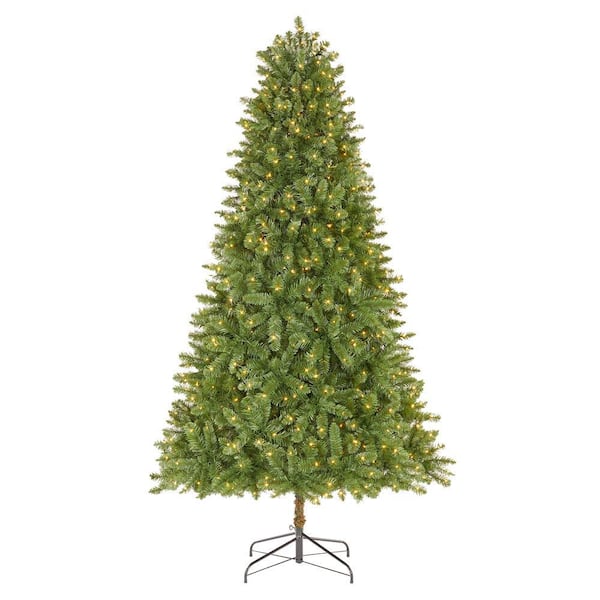 Home Accents Holiday 7.5 ft Fenwick Pine LED Pre-Lit Artificial Christmas Tree with 700 Color Changing Micro Dot Light