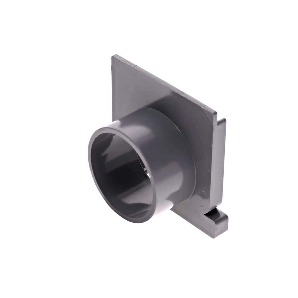 Mini Channel Drain End Outlet, Connects to 2 in. Sch 40 Drain Fittings, Gray Plastic price history on PriceWatchPro