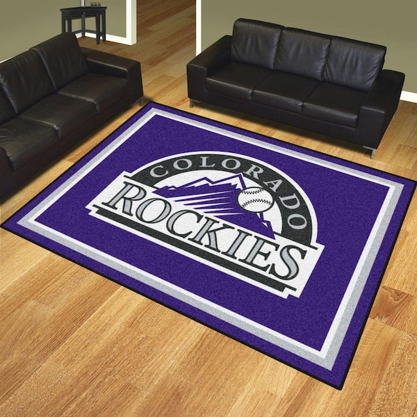 MLB 5' x 6' Colorado Rockies Tailgater Rug