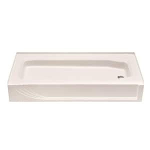 ABS Shower Pan - Right Hand, Almond