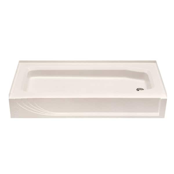 Unbranded ABS Shower Pan - Right Hand, Almond