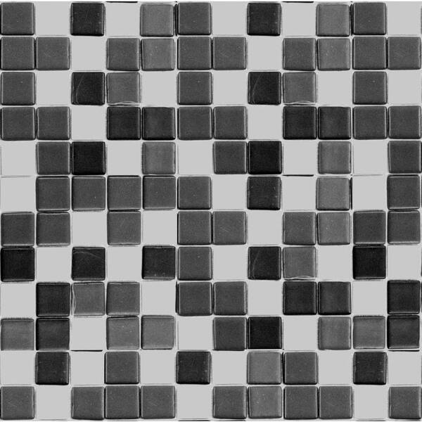 Epoch Architectural Surfaces Teaz Tea Blend-1204 Mosaic Recycled Glass 12 in. x 12 in. Mesh Mounted Floor & Wall Tile (5 sq. ft. / case)