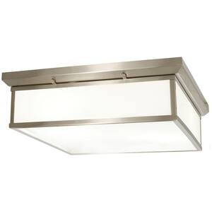 Minka Lavery 100-Watt Equivalence 16 in. Polished Nickel Integrated LED ...