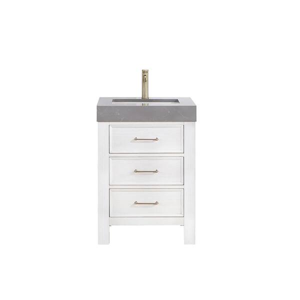 ROSWELL León 24 in.W x 22 in.D x 34 in.H Single Sink Bath Vanity in Fir ...