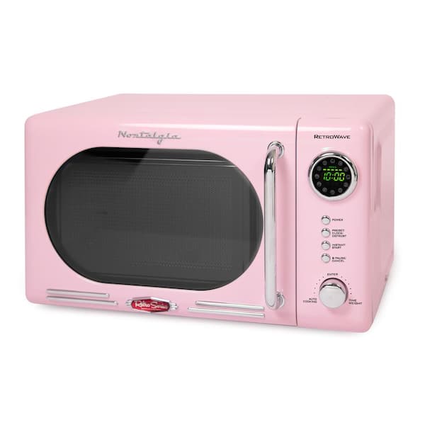 Insignia - 0.7 Cu. ft. Compact Microwave - Cherry Red