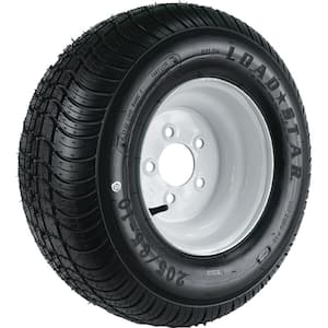 215/60-8 K399 BIAS 935 lb. Load Capacity White 8 in. Wide Profile Bias Tire and Wheel Assembly