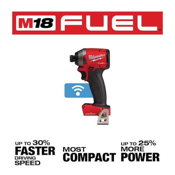 New Milwaukee M18 FUEL 1/4" Hex Impact Driver Wrench Bare Tool #2853-20 