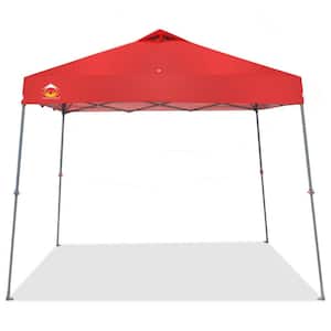 11 ft. x 11 ft. Red Pop-Up Canopy with Carry Bag