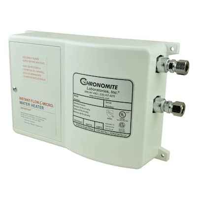 Instant-Flow C-Micro 0.20 GPM Point of Use Electric Tankless Flow Water Heater, 20 Amp, 240-Volt, 4800-Watt, 104°F Instant-Flow C-Micro 0.20 GPM Point of Use Electric Tankless Flow Water Heater, 20 Amp, 240-Volt, 4800-Watt, 104°F