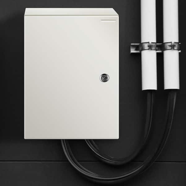 NEMA Steel Case, Dimensions 16 x 12 x 8 in. NEMA 4X Steel Electric Enclosure, IP66 Rated for Water and Dust Resistance