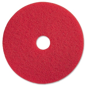 13 in. Red Buffing Floor Pad (5/Carton)