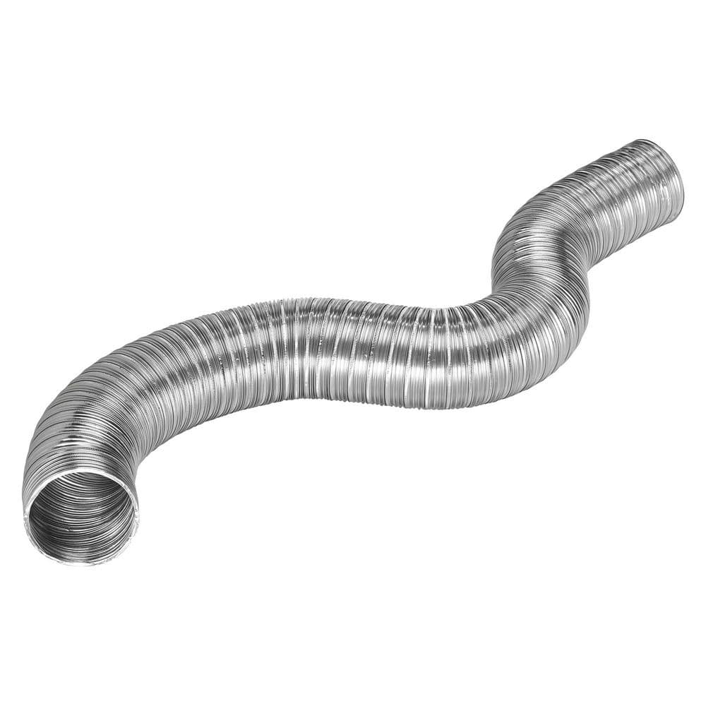 TURBRO 5 in. x 6.5 ft. Non-Insulated Flexible Exhaust Hose for