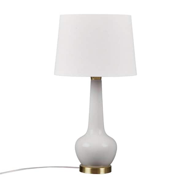 510 Design Zazie 26.25 in. Grey Transitional Table Lamp