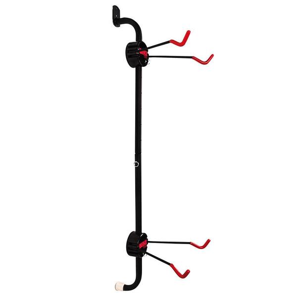 TORACK Wall-Mounted Bike Pedal Hanger - Heavy Duty Horizontal Bike Rack, Holds 70 Lbs (2 Pack)