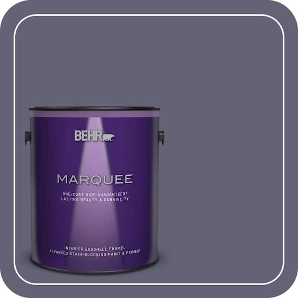 BEHR MARQUEE 1 gal. #620F-6 Purple Orchid Eggshell Enamel Interior Paint & Primer