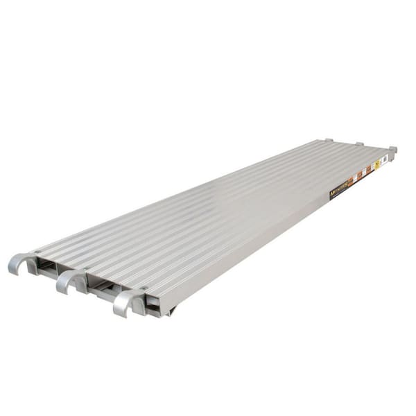 7 ft. L x 19 in. W Scaffolding Platform, All-Aluminum Work Platform and Scaffold Plank