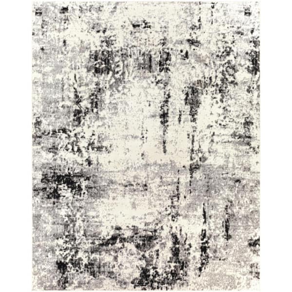 Rochella Medium Gray 7 ft. 10 in. x 10 ft. Area Rug