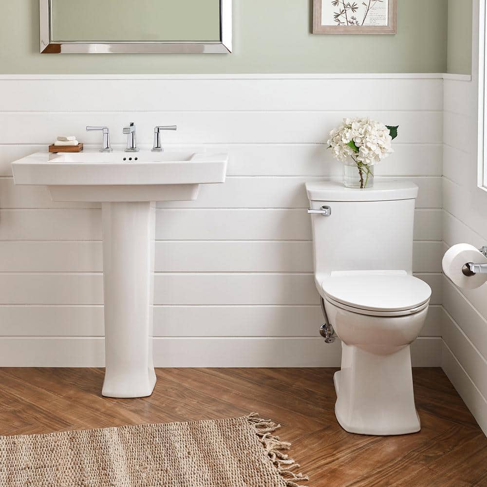 White Elongated Dual Flush High Efficiency Toilet