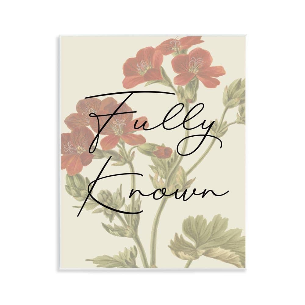Fully Known on Floral by Daphne Polselli Unframed Nature Graphic Art Print 14 in. x 11 in. price history on PriceWatchPro
