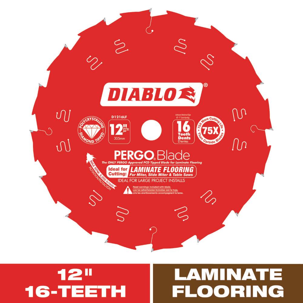 10in. x 12-Teeth PergoBlade Saw Blade for Laminate and Wood Flooring price history on PriceWatchPro
