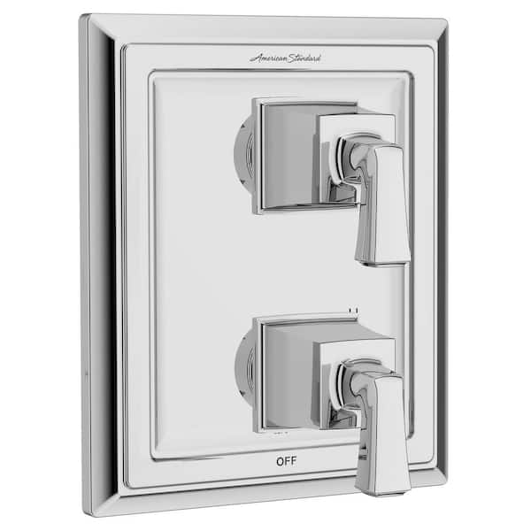 American Standard Town Square 2-Handle Wall Mount Diverter Valve Trim Kit in Polished Chrome (Valve Not Included)