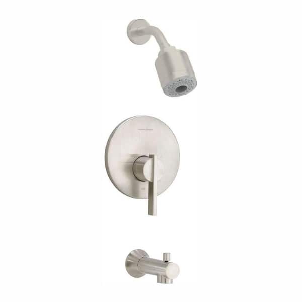 American Standard Berwick 1-Handle Tub and Shower Faucet Trim Kit 2.0 gpm in Brushed Nickel (Valve Sold Separately)