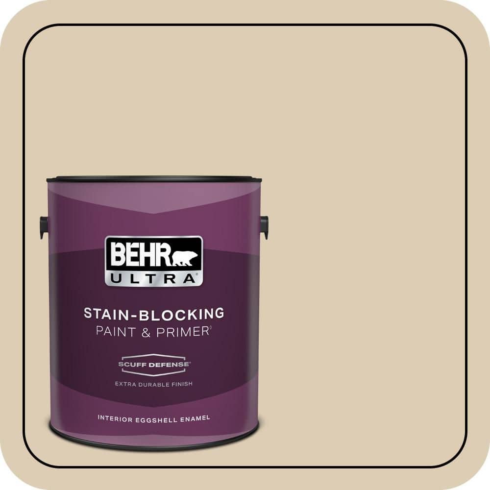 1 gal. #QE-27 Estate Limestone Extra Durable Eggshell Enamel Interior Paint & Primer price history on PriceWatchPro