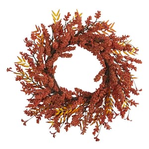 18 in. Harvest Berry Artificial Wreath