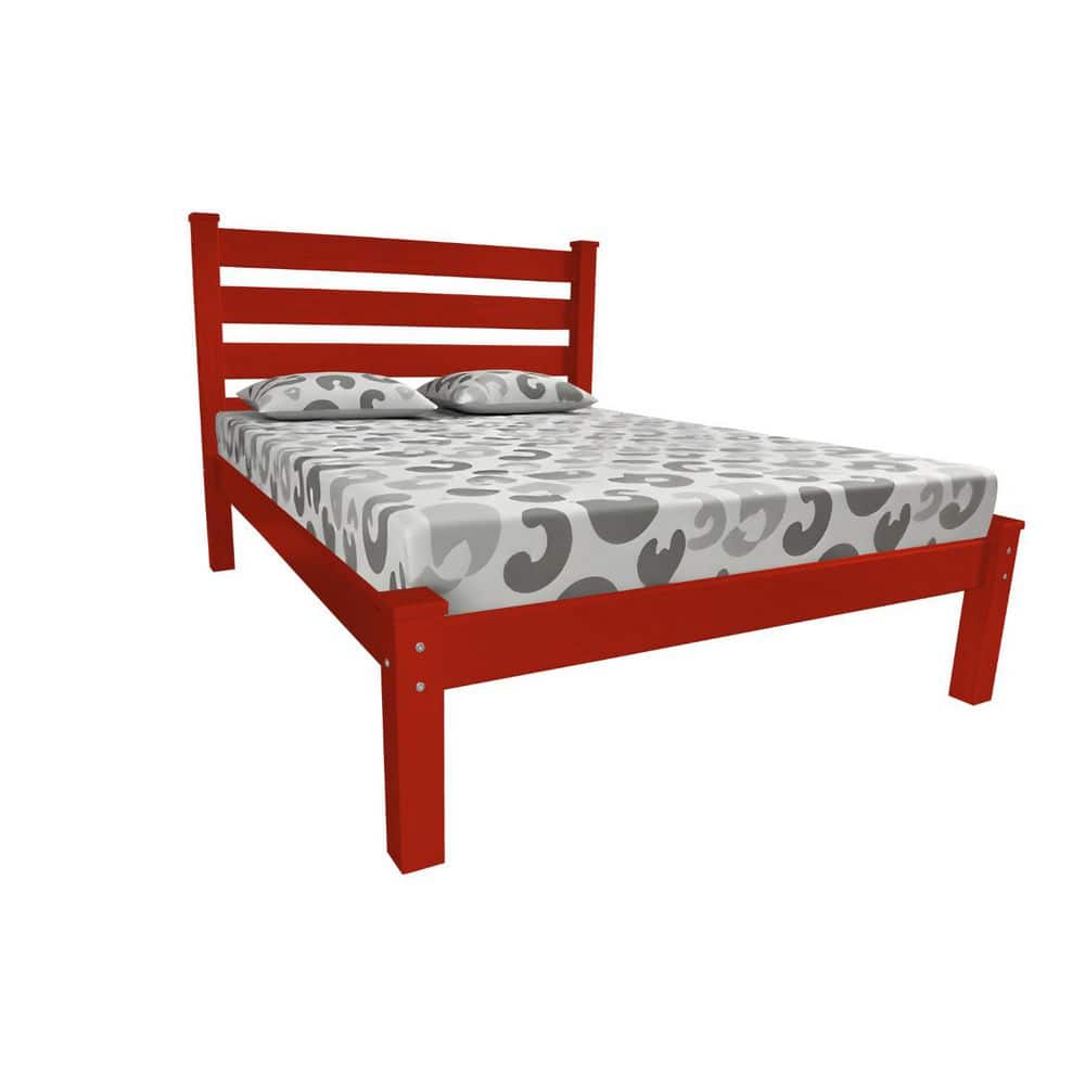 Red Wood Frame Queen Panel Bed price history on PriceWatchPro