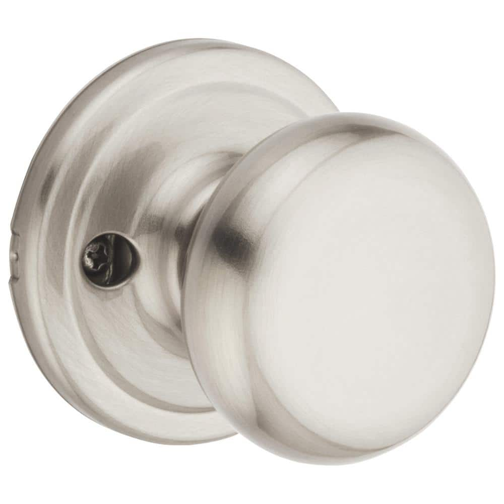 FIXED DOOR KNOB / SINGLE-SIDED / CROSS / BRASS