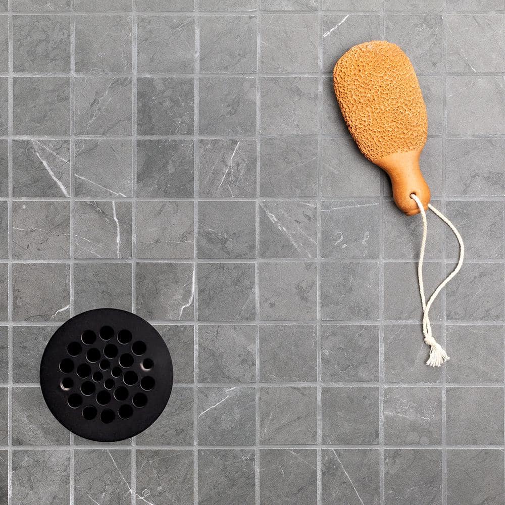 Grace Dark Gray Matte Porcelain Mosaic Tile