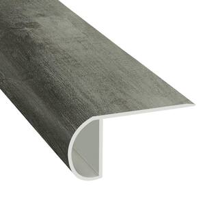 Tundra 1.03 in. T x 2.23 in. W x 94 in. Length Overlap Vinyl Stair Nose