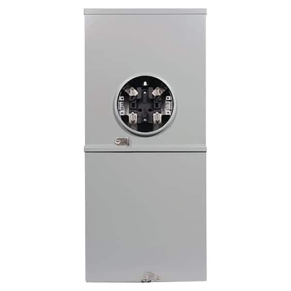 Outdoor 150 Amp 4-Space 8-Circuit Main Brkr Ringless Surf Overhead/Undergrnd Florida Meter Group MSLC (TSMRQ415CSFLFMG)