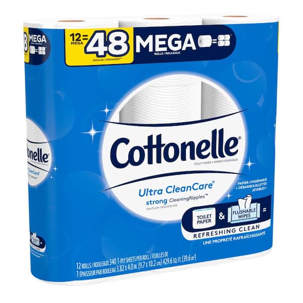 Cottonelle Ultra-Clean Toilet Tissue (312 Sheets Per Roll 24 Rolls