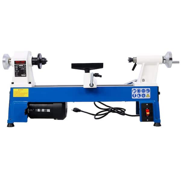 Benchtop Wood Lathe 10 in. x 18 in. Mini Wood Turning Lathe for Woodworking 1/2HP Multifunctional Power Wood Lathe