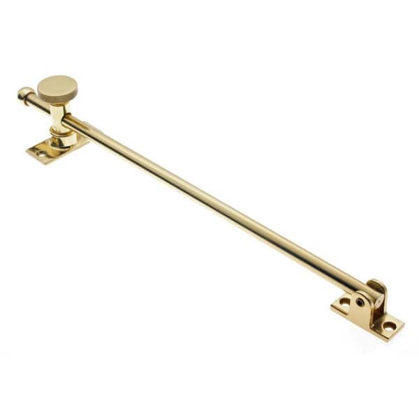 12 in. Polished Brass Solid Brass Casement Window Operator