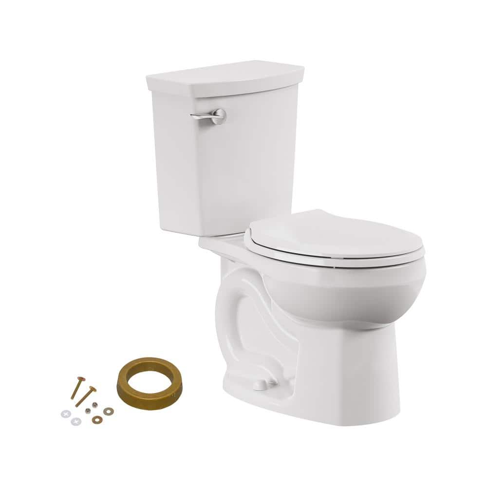 H2Option 2-Piece 0.92/1.28 GPF Dual Flush Round Standard Height Toilet in White price history on PriceWatchPro
