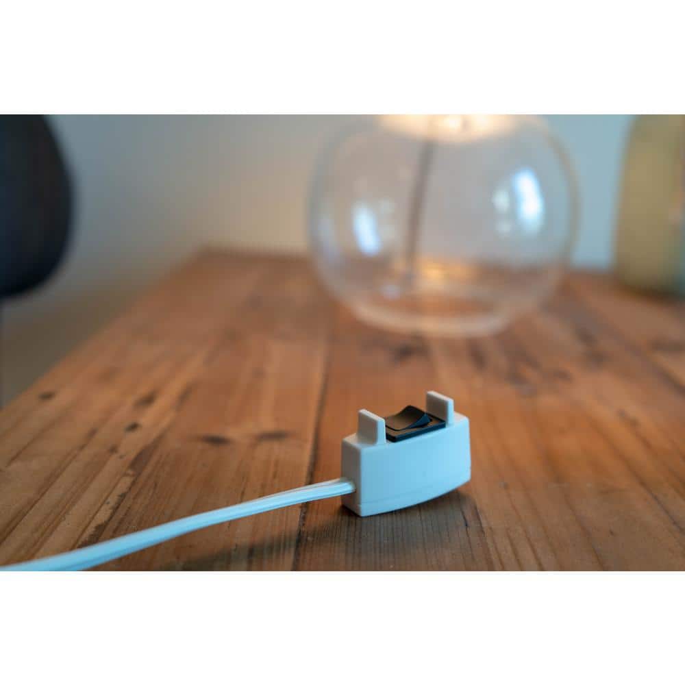Woods Easy Switch 15 ft. White Indoor Extension Cord with Remote