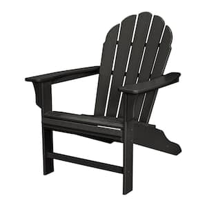 HD Patio Adirondack Chair in Charcoal Black