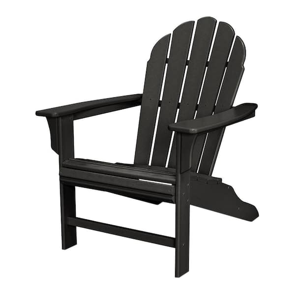 Trex Outdoor Furniture HD Patio Adirondack Chair in Charcoal Black