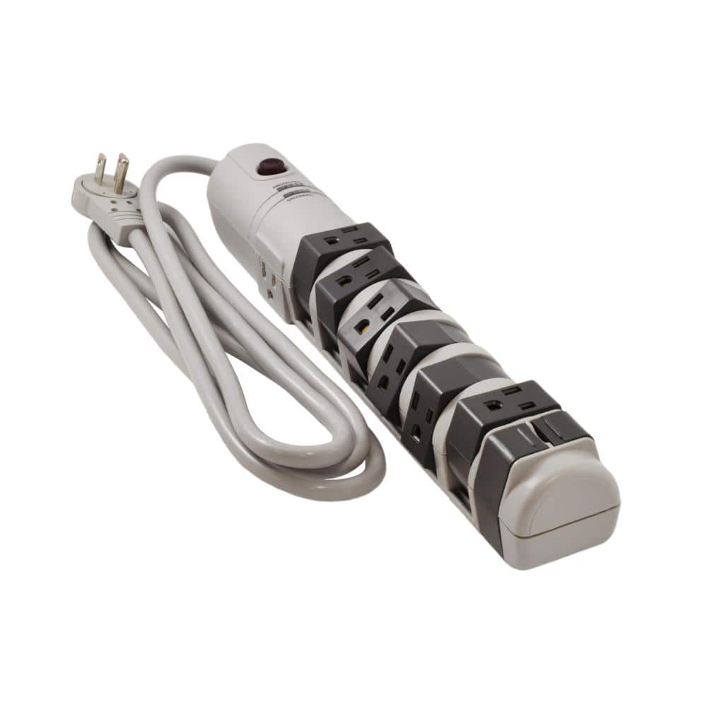 8-Outlet 6 ft. SJT 14/3 Rotating Power Strip with Surge Protection price history on PriceWatchPro