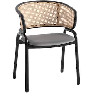 Ervilla Grey Velvet Dining Chair