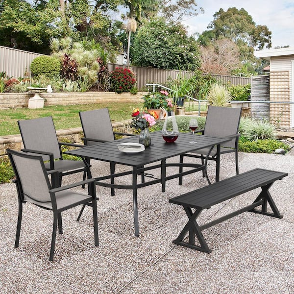 6 piece dining set garden sale