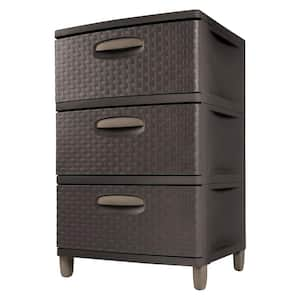 Honey Can Do 3 Drawer Chest, Espresso