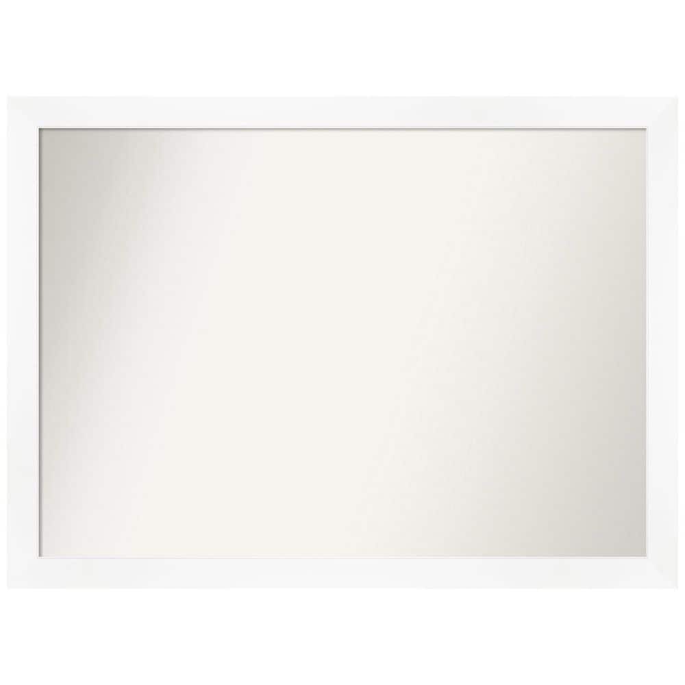 Cabinet White Narrow 41.25 in. W x 30.25 in. H Non-Beveled Bathroom Wall Mirror in White price history on PriceWatchPro