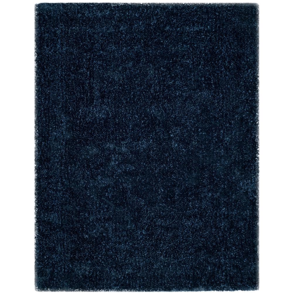 SAFAVIEH Toronto Shag Navy 8 ft. x 10 ft. Area Rug SGT711D8 The Home