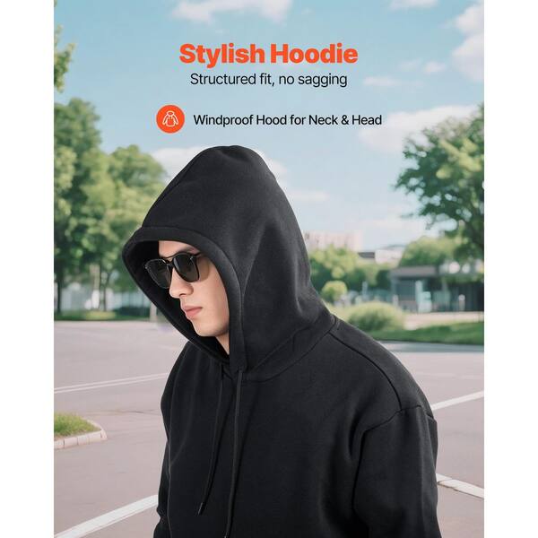 SKYSHALO Women Pullover Hoodie, Large Size, Fleece Long Sleeve