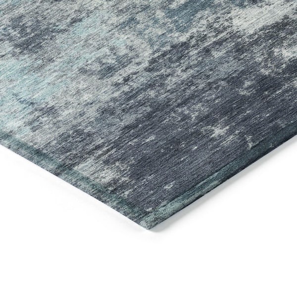 Chantille Machine Washable Indoor/Outdoor Abstract ACN2065 Blue 9 ft. x 12 ft. Area Rug