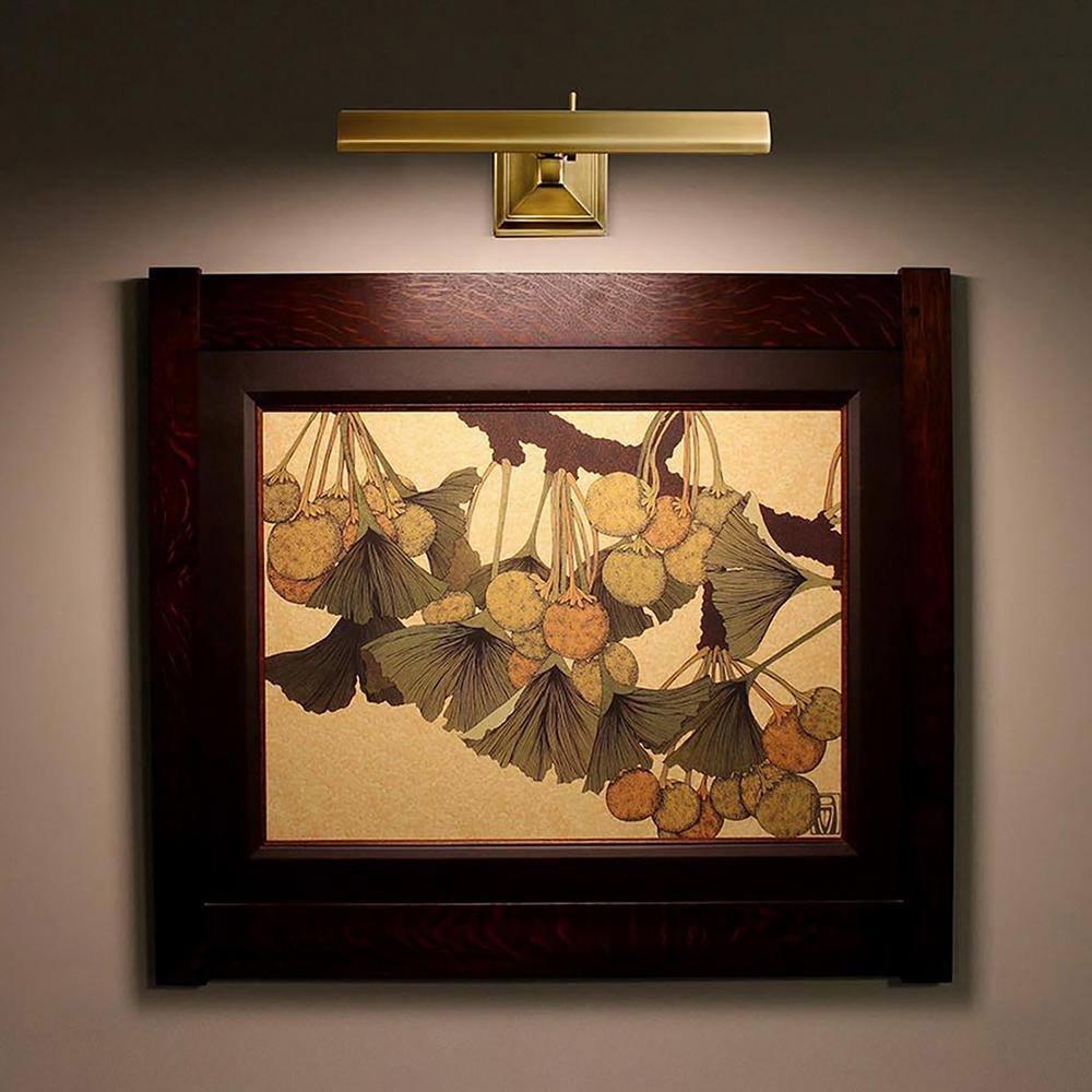 Polished Nickel Adjustable LED Wall Picture Light